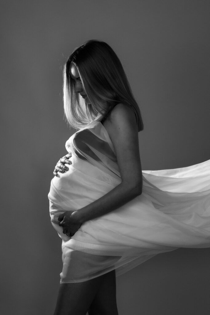 sesja ciążowa w studio fotograf Racibórz Rybnik